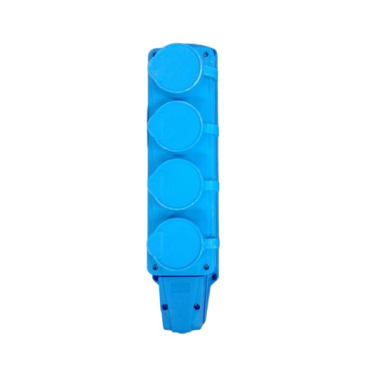 Колодка четверная Erka 6004-5 4х16 A (360106-5)