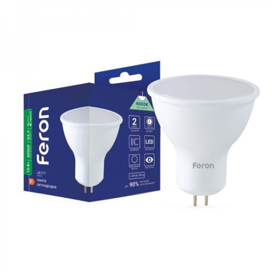Лампа світлодіодна Feron LB-217 MR16 G5.3 10 W (8818)