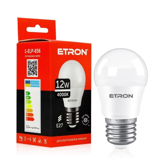 Лампа світлодіодна Etron 12 W E27 (1-ELP-836)