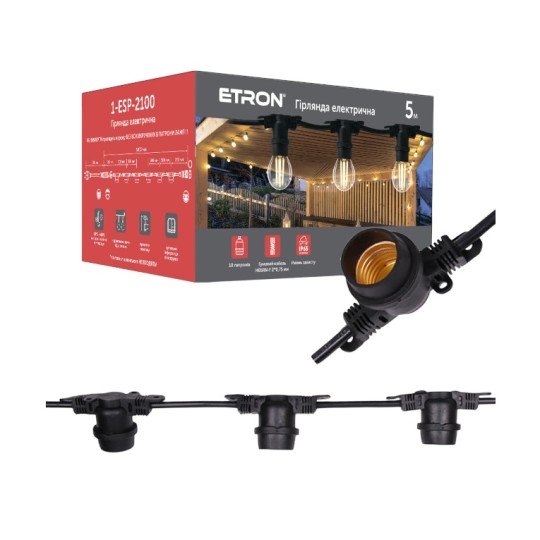Гірлянда електрична Etron 1-ESP-2100 5 м