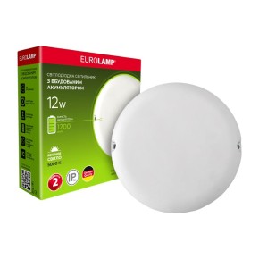 Светильник светодиодный Eurolamp аварийный с аккумулятором 12 W (LED-NLR-12/50(EM))