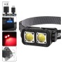 Фонарь налобный K372/L-31-2COB Motion Sensor White+Red