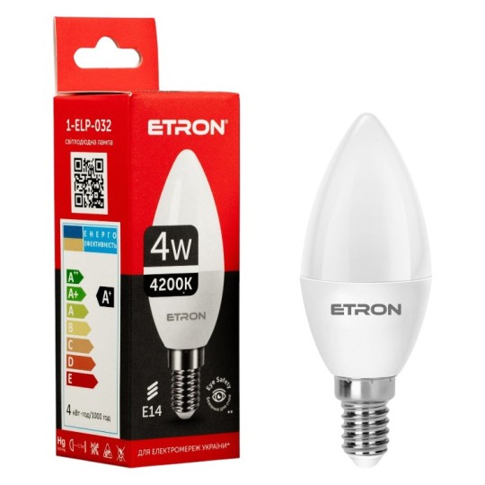 Лампа світлодіодна Etron 4 W E14 (1-ELP-032)