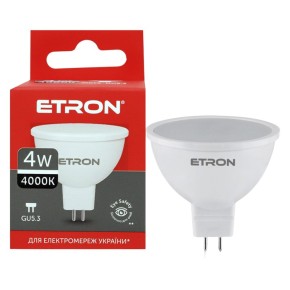 Лампа світлодіодна Etron 4 W GU5.3 (1-ELP-842)