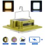 Ліхтар кемпінг 229L-SMD (White+Yellow) 3х18650 на сонячній панелі з гачком