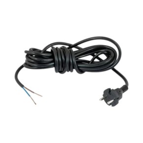 Шнур Neomax 1.5 м з вилкою без заземлення Чорний (NX510001)