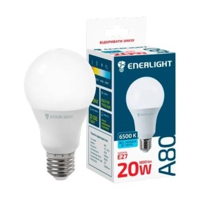 Лампа светодиодная ENERLIGHT A80 20Вт 6500K E27