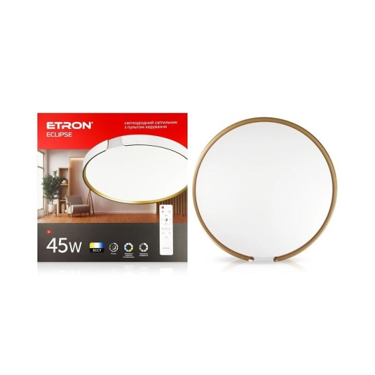 Светильник светодиодный Etron Smart ECLIPSE 1-ESP-2009 45W gold&white