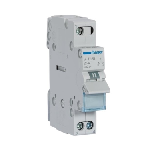 Переключатель Hager I-0-II 1Р 25А/230В SFT125