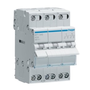 Переключатель Hager I-0-II 3Р 40А/400В SFT340
