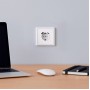 Розетка одинарная Ardero Soft с USB-A и Type-C белая ER123USB-W (8636)