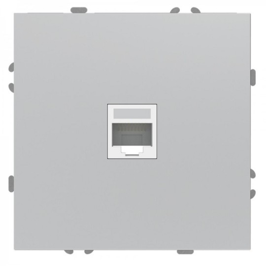 Розетка компьютерная Ardero Soft серебро ER151PC-S (8667)