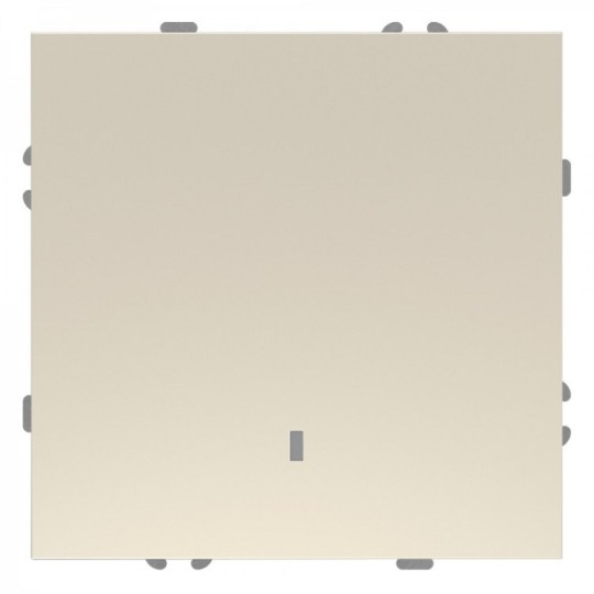 Выключатель одноклавишный Ardero Soft 10А с подсветкой шампань EV111L-C (8730)