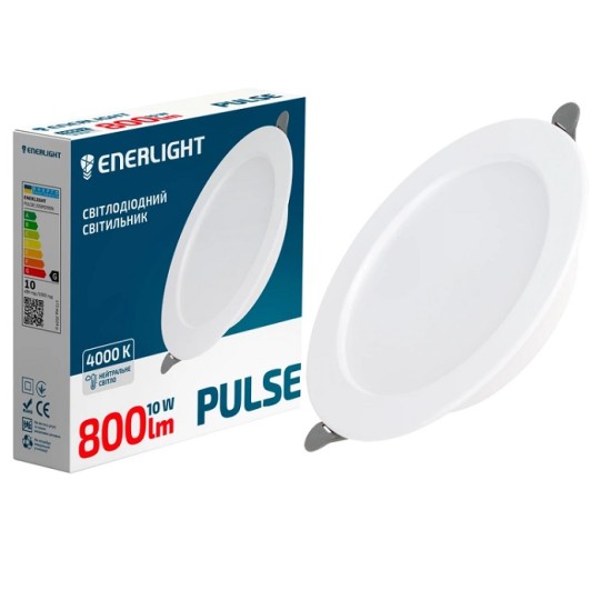 Cвітильник точковий світлодіодний Enerlight PULSE 10W 4000К (PULSE10SMD90N)