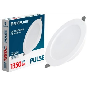 Cвітильник точковий світлодіодний Enerlight PULSE 15W 4000К (PULSE15SMD90N)