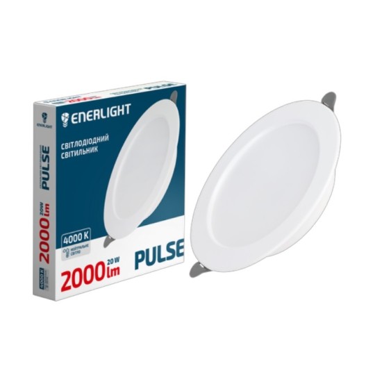Cвітильник точковий світлодіодний Enerlight Pulse 20Вт 4000К (PULSE20SMD90N)