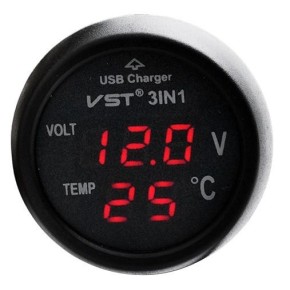 Термометр-вольтметр VST-706-1 USB