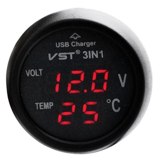 Термометр-вольтметр VST-706-1 USB