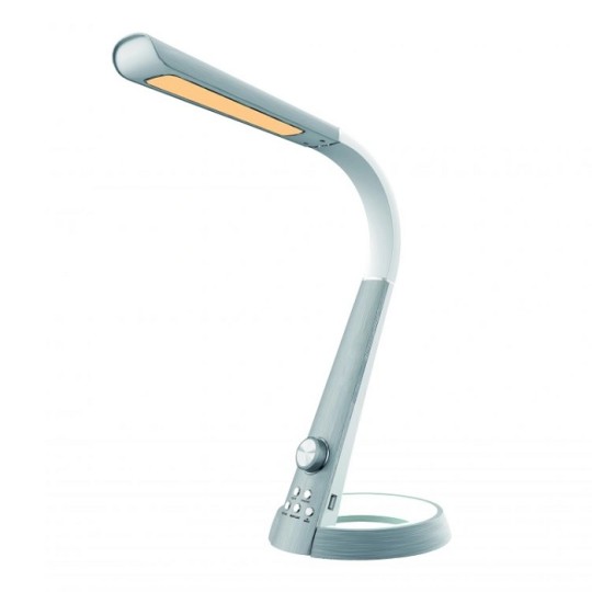 Лампа настільна The Light 8 W ZL50019 Silver (11066)