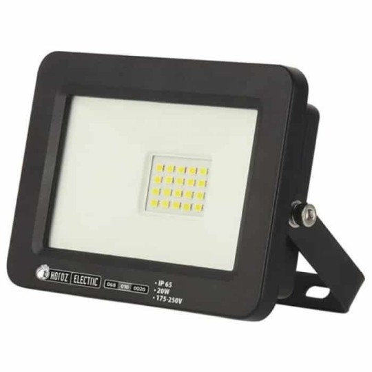 Прожектор светодиодный Horoz Electric Aslan-20 20W 6400K черный
