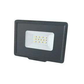 Прожектор світлодіодний Biom 10W 6200К чорний S5-SMD-10-slim (15455)