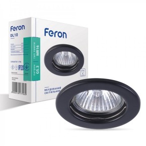Светильник точечный Feron DL 10 черный (7257)