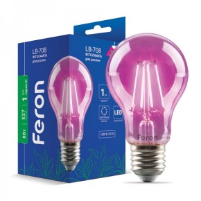 Светодиодная фитолампа Feron LB-708 8W (7217)