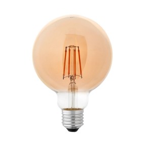 Лампа світлодіодна Delux Globe G95 6Вт E27 2700К amber filament