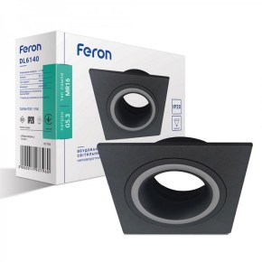 Светильник точечный Feron DL6140 черный (7208)