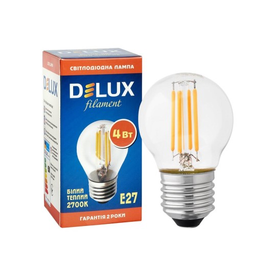 Лампа світлодіодна Delux BL50P 4 Вт 2700K E27 filament (90003723)