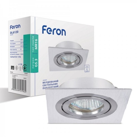 Светильник точечный Feron DL6120 белый