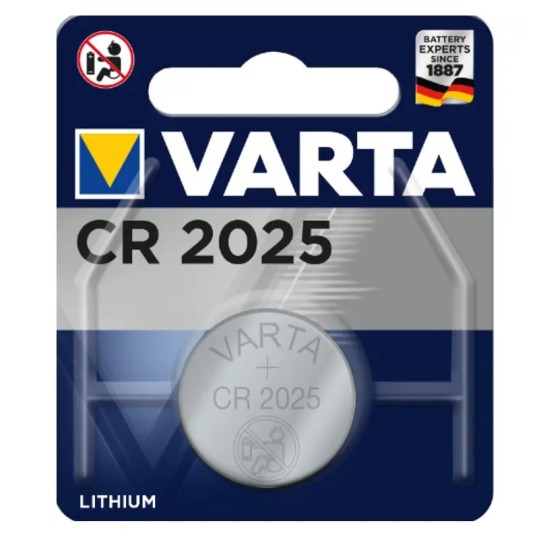 Батарейка VARTA CR 2025 BLI 1 Lithium (6025101401)