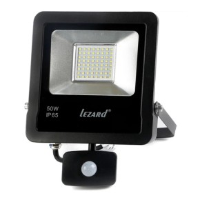 Прожектор светодиодный Lezard PAL6550S 50W 6500K с датчиком движения