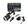 Фонарь переносной Police S912-XPE+COB(white+red), ЗУ 220V/12V, 2x18650, zoom, Box