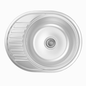 Кухонна мийка врізна 47x59х18.5 см (AISI 201) 0.6 мм D4759