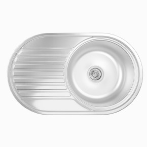 Кухонна мийка врізна 47x77х18.5 см (AISI 201) 0.6 мм D4777