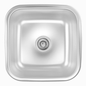Кухонна мийка врізна 46x46х20 см (AISI 304) 0.7 мм NG46