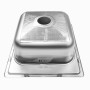 Кухонна мийка врізна 49x53х20 см (AISI 304) 0.7 мм NG53