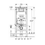 Инсталляция Geberit Duofix Basic для подвесного унитаза (458.103.00.1)