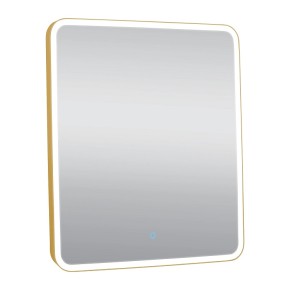 Дзеркало Aqua Rodos Donato gold 60х70 см sensor з підсвіткою (27446)
