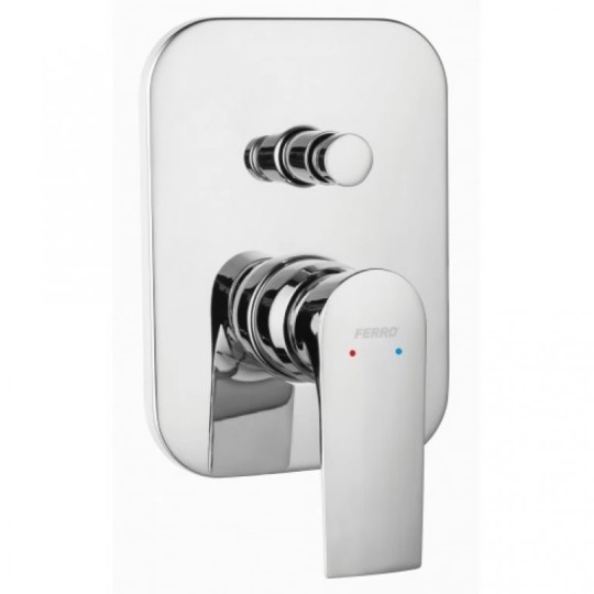 Смеситель для ванны Ferro Algeo Square BAQ7P