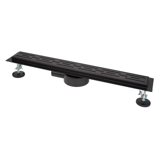 Трап для душа Ital black IT03-FT01/700B