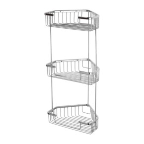 Полиця трирівнева Ledeme LM335-2 25х25 см кутова (LL0931)