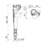 Впускний клапан Koller Pool з нижнім підведенням води (VMM1-1/2”)