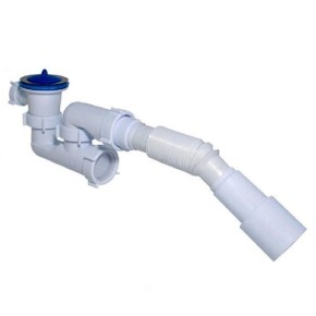Сифон "Waterstal" для душового піддону регульований 1 1/2 40 з гнучкою трубою (А - 82589)