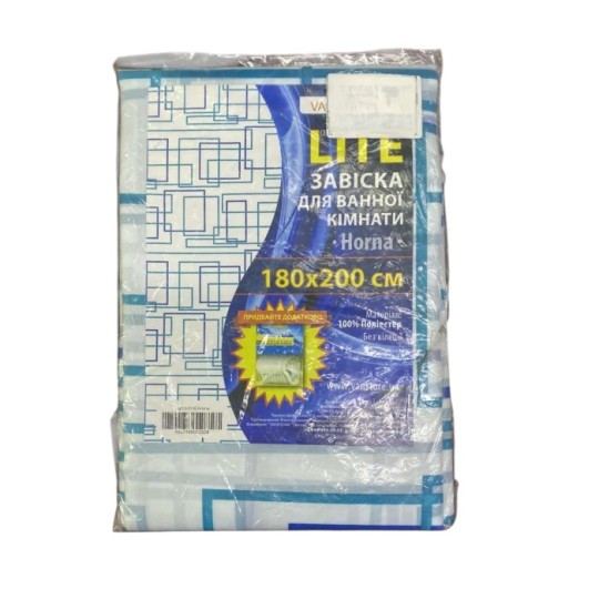 Шторка для ванны Vanstore Horna 180х200 см 63016