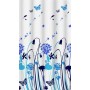 Шторка для ванны Vanstore Wild flowers Blue 180х200 см 61016