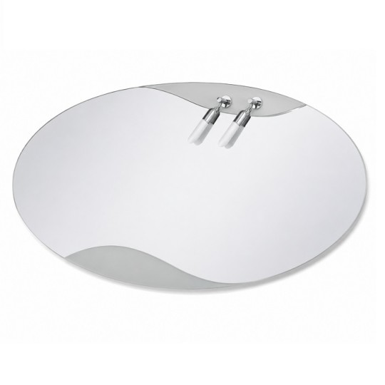 Дзеркало MixMax 34 з 2 світильниками 600x1100 мм