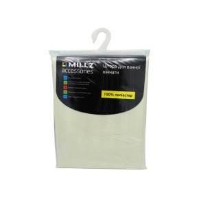 Шторка для ванны Millz 180х180 см бежевая (MRS-P-062)
