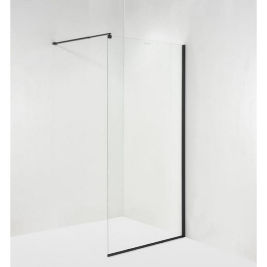 Душова стінка AquaStream Walk-in 90 Black